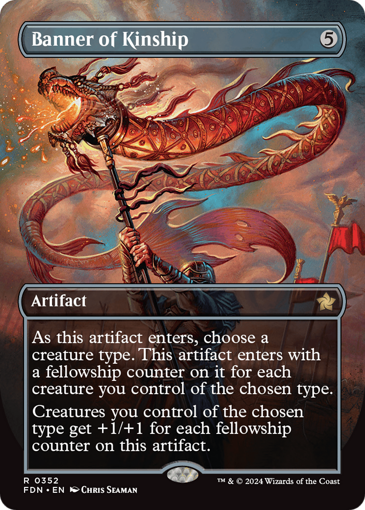 Banner of Kinship (Borderless) [Foundations] | Tabernacle Games