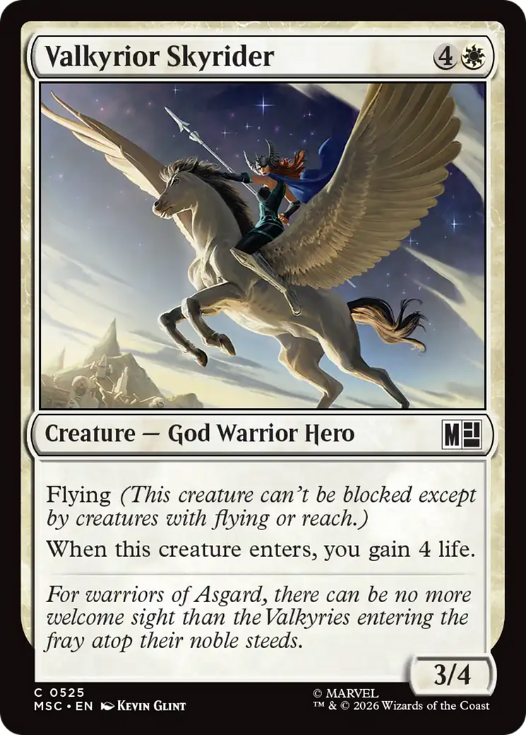 Valkyrior Skyrider [Marvel Super Heroes Commander] | Tabernacle Games