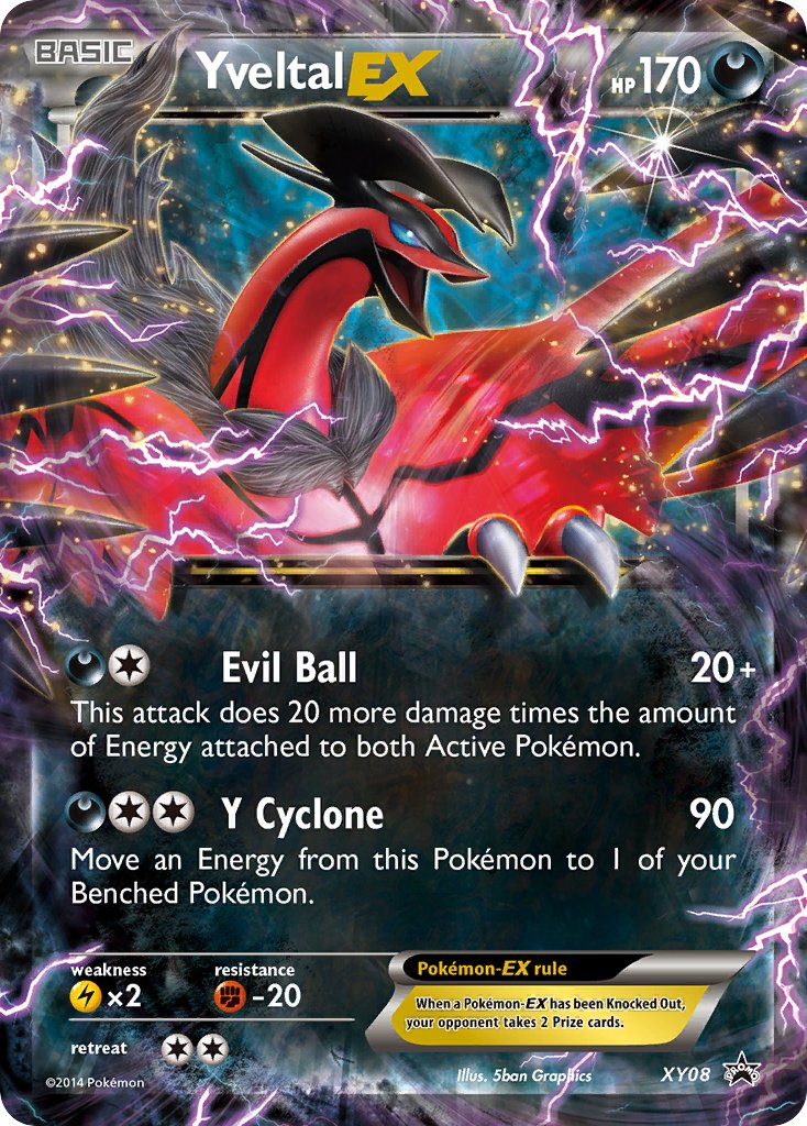 Yveltal EX (XY08) [XY: Black Star Promos] | Tabernacle Games