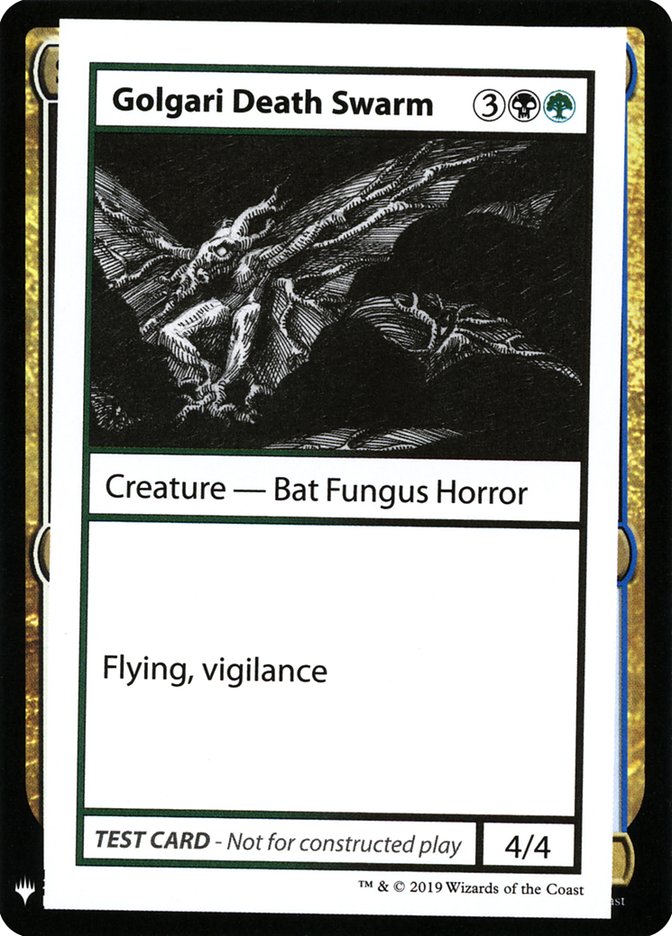 Golgari Death Swarm [Mystery Booster Playtest Cards] | Tabernacle Games