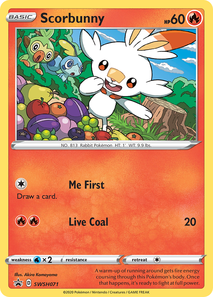 Scorbunny (SWSH071) [Sword & Shield: Black Star Promos] | Tabernacle Games