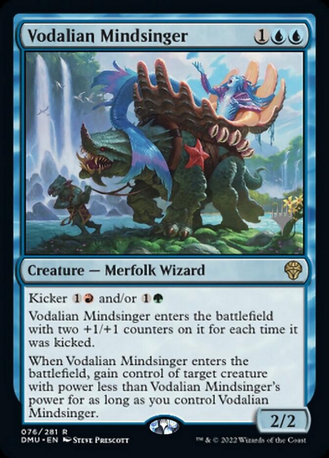 Vodalian Mindsinger (Promo Pack) [Dominaria United Promos] | Tabernacle Games