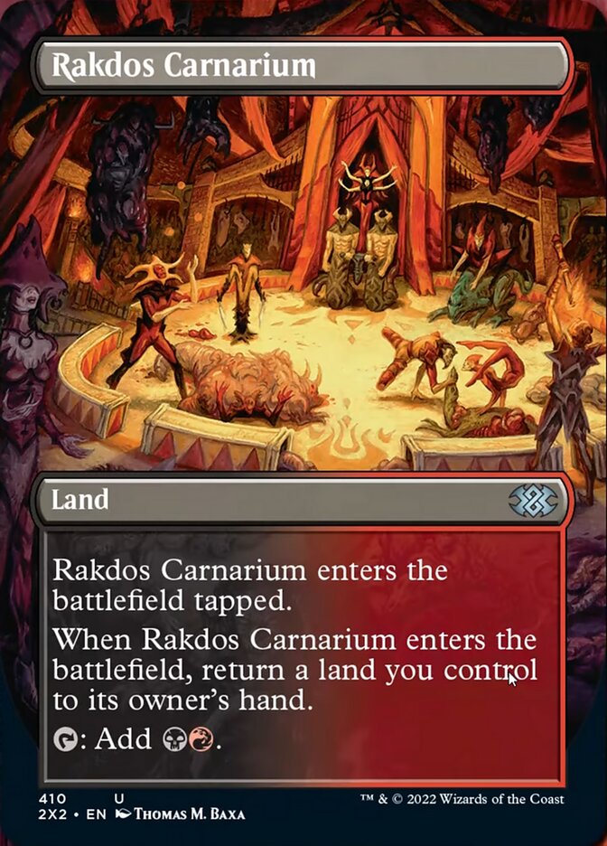 Rakdos Carnarium (Borderless Alternate Art) [Double Masters 2022] | Tabernacle Games