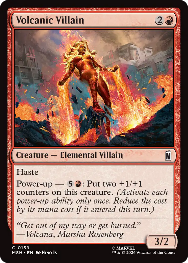 Volcanic Villain [Marvel Super Heroes] | Tabernacle Games