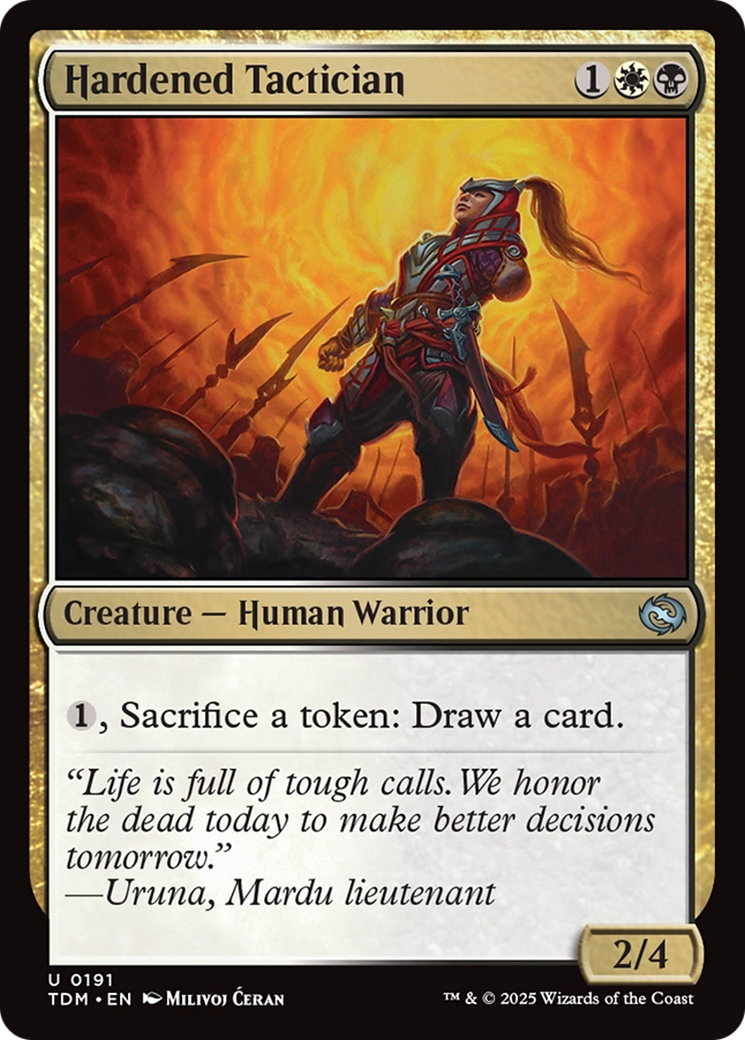 Hardened Tactician [Tarkir: Dragonstorm] | Tabernacle Games