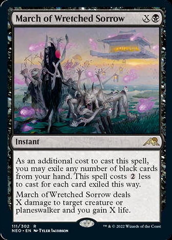 March of Wretched Sorrow [Kamigawa: Neon Dynasty] | Tabernacle Games