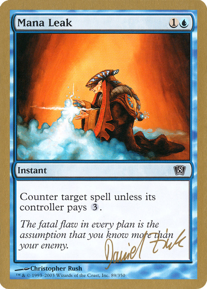 Mana Leak (Daniel Zink) [World Championship Decks 2003] | Tabernacle Games