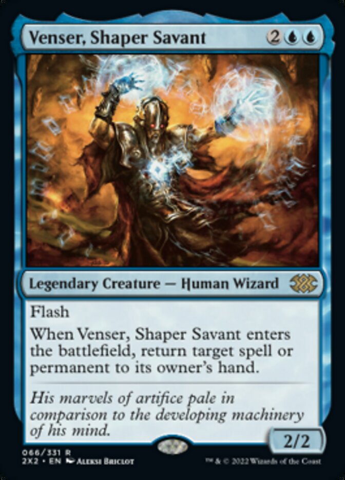 Venser, Shaper Savant [Double Masters 2022] | Tabernacle Games