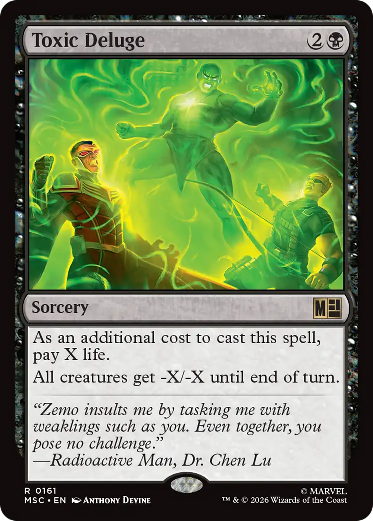 Toxic Deluge (Surge Foil) [Marvel Super Heroes Commander] | Tabernacle Games