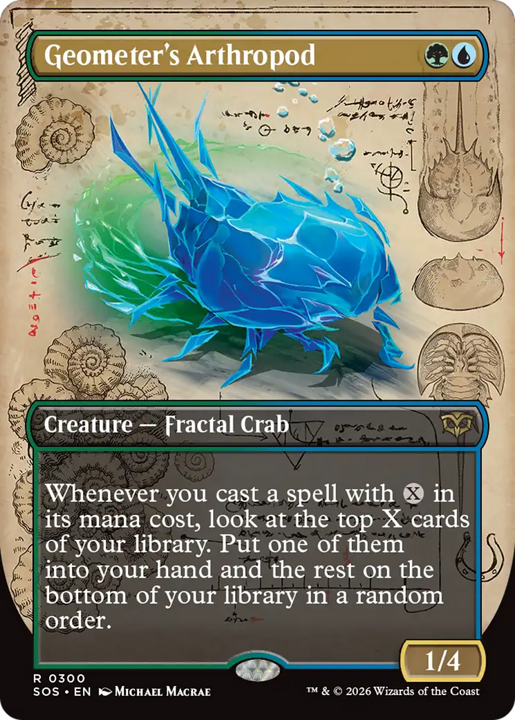 Geometer's Arthropod (Borderless) [Secrets of Strixhaven] | Tabernacle Games