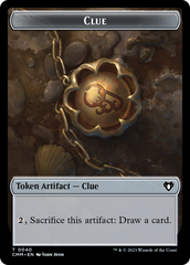 Clue // Construct (0041) Double-Sided Token [Commander Masters Tokens] | Tabernacle Games