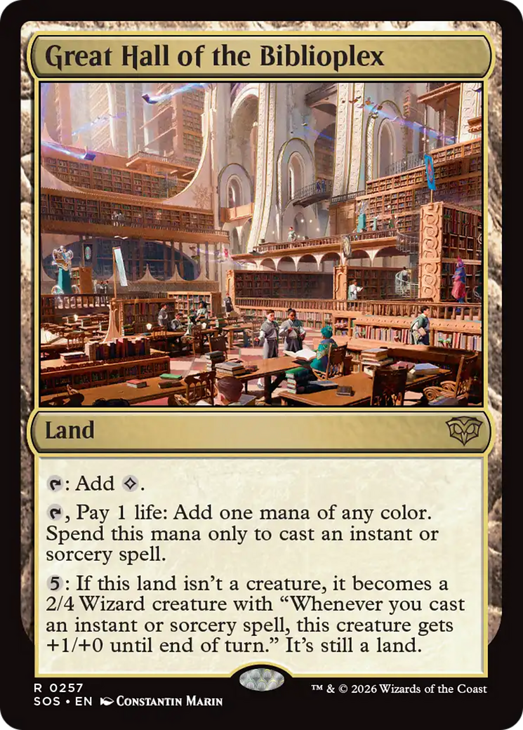 Great Hall of the Biblioplex [Secrets of Strixhaven] | Tabernacle Games