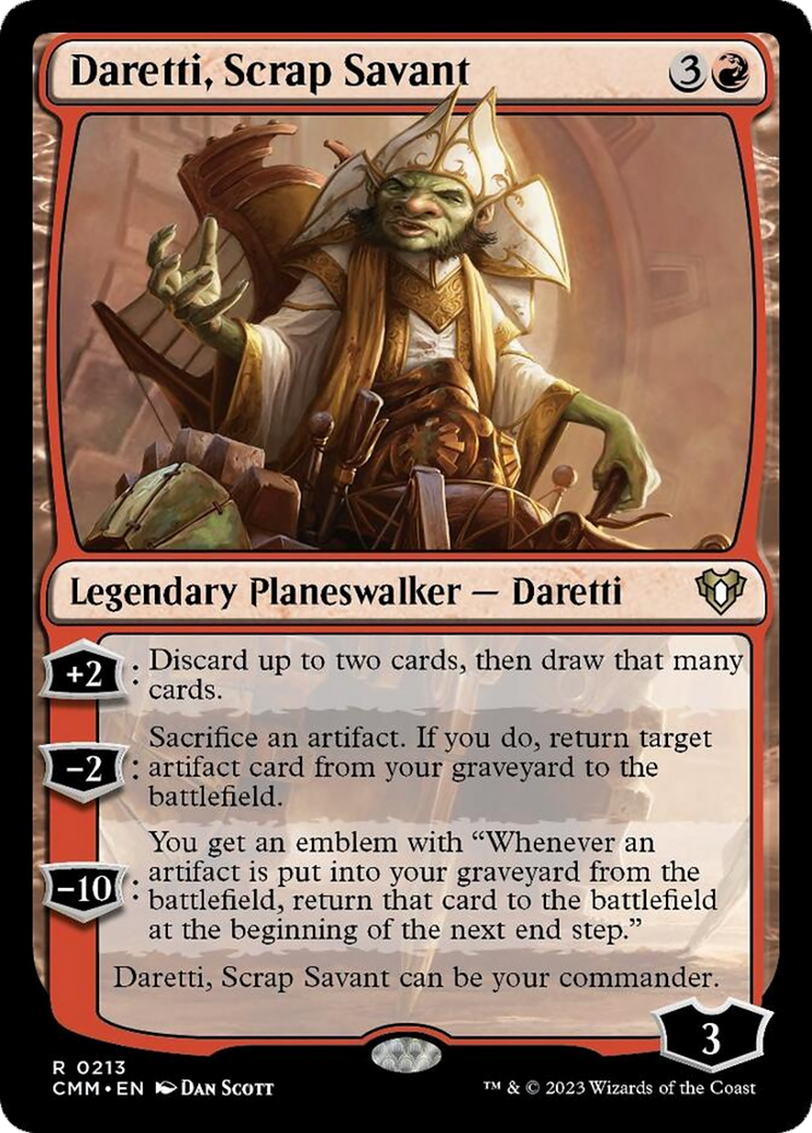 Daretti, Scrap Savant [Commander Masters] | Tabernacle Games