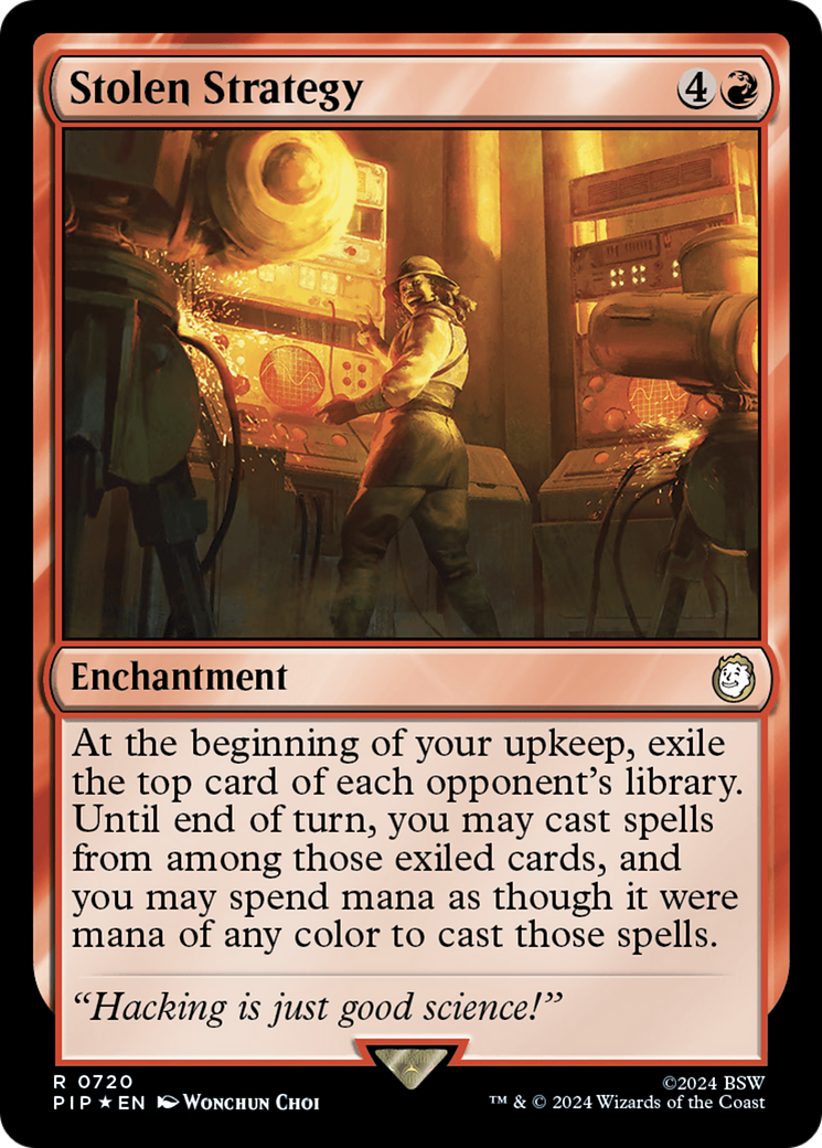 Stolen Strategy (Surge Foil) [Fallout] | Tabernacle Games
