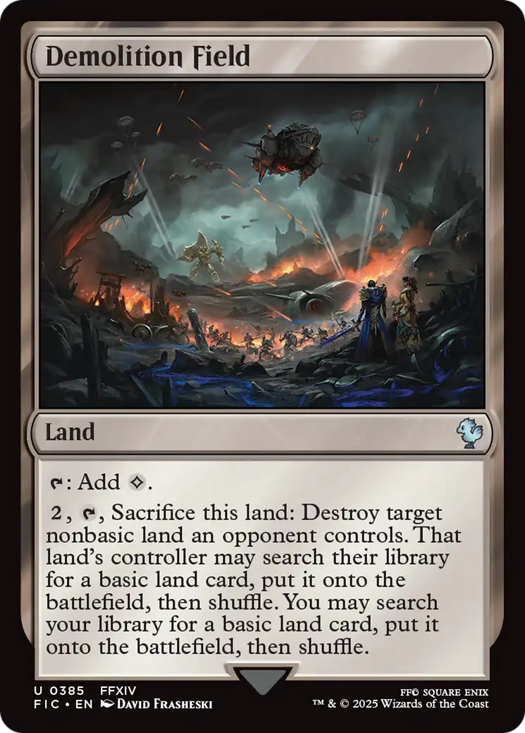 Demolition Field [FINAL FANTASY Commander] | Tabernacle Games