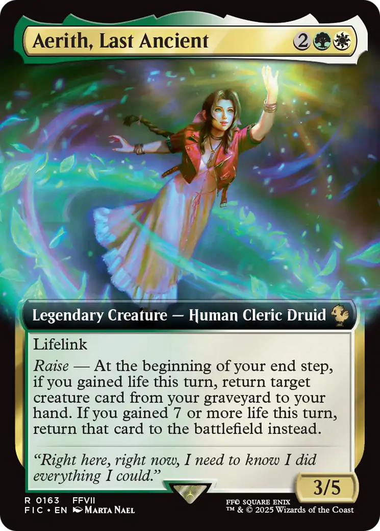 Aerith's Curaga Magic - Heroic Intervention (Rainbow Foil) [Secret Lair Drop Series] | Tabernacle Games