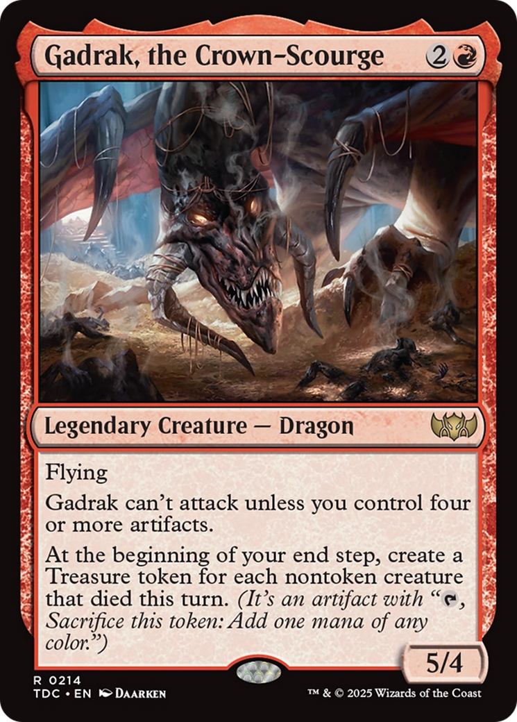Gadrak, the Crown-Scourge [Tarkir: Dragonstorm Commander] | Tabernacle Games