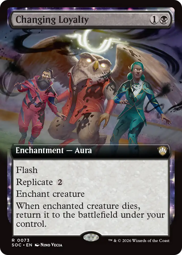 Changing Loyalty (Extended Art) [Secrets of Strixhaven Commander] | Tabernacle Games