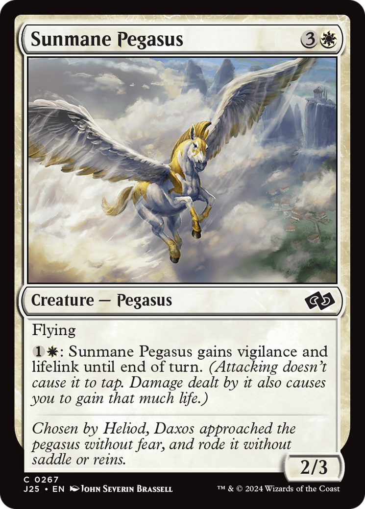 Sunmane Pegasus [Foundations Jumpstart] | Tabernacle Games