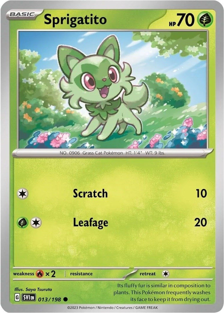 Sprigatito (013/198) (Paldea Collection) [Scarlet & Violet: Base Set] | Tabernacle Games