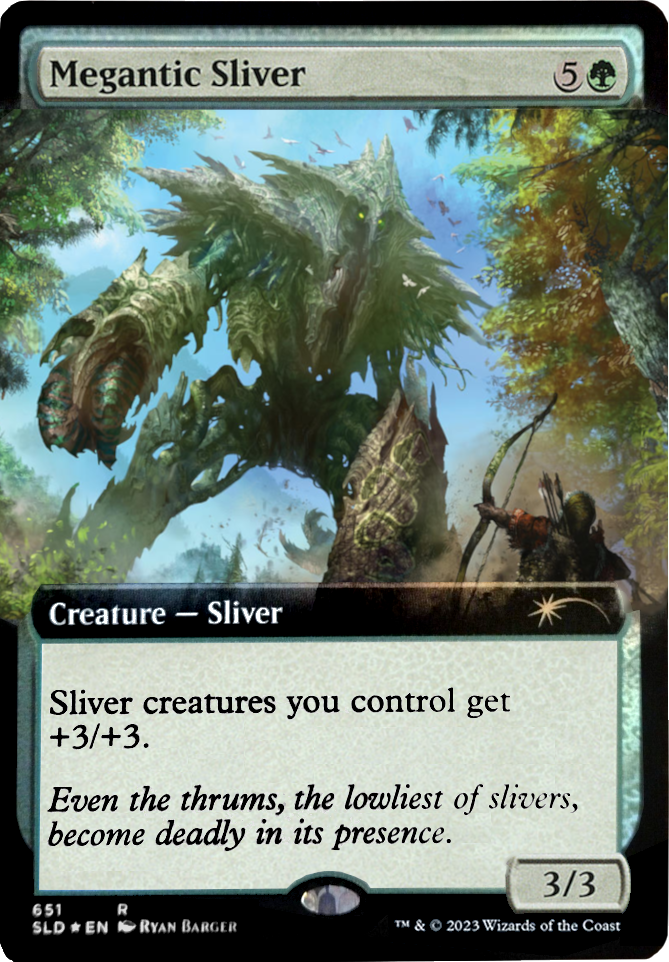 Megantic Sliver (Extended Art) [Secret Lair Drop Promos] | Tabernacle Games