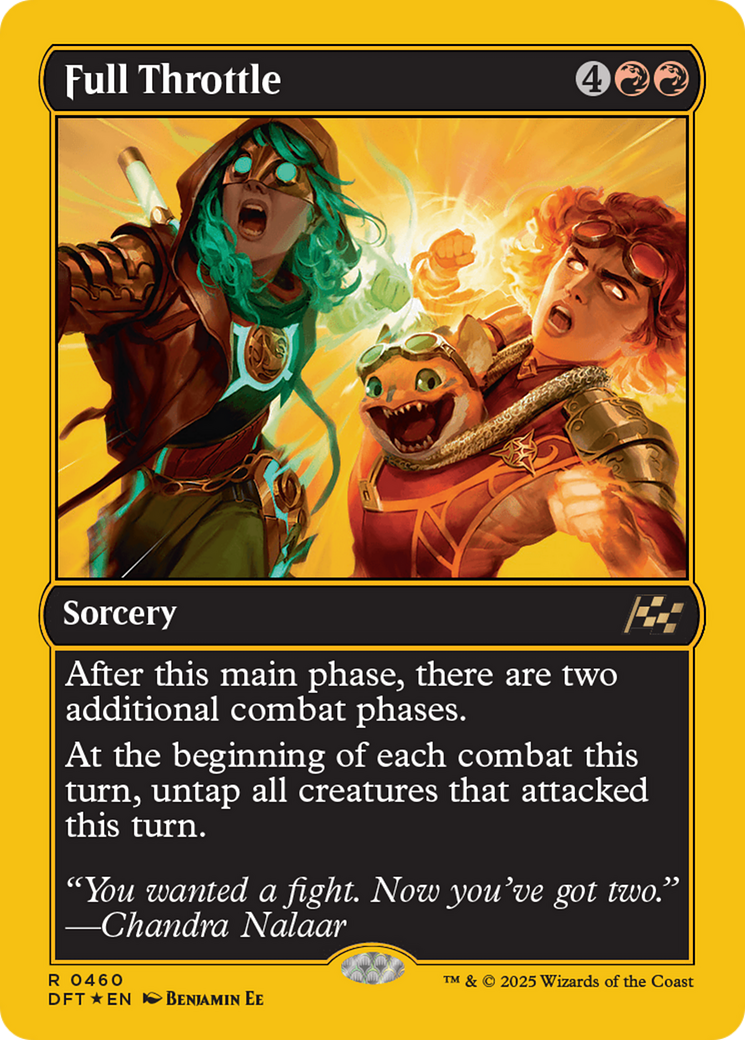 Full Throttle (First-Place Foil) [Aetherdrift] | Tabernacle Games