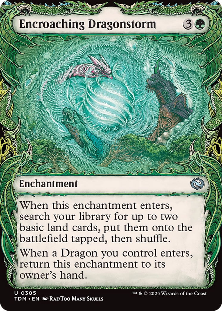 Encroaching Dragonstorm (Showcase) [Tarkir: Dragonstorm] | Tabernacle Games