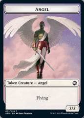 Wolf // Angel Double-Sided Token [Dungeons & Dragons: Adventures in the Forgotten Realms Tokens] | Tabernacle Games