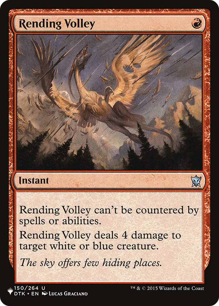 Rending Volley [The List] | Tabernacle Games