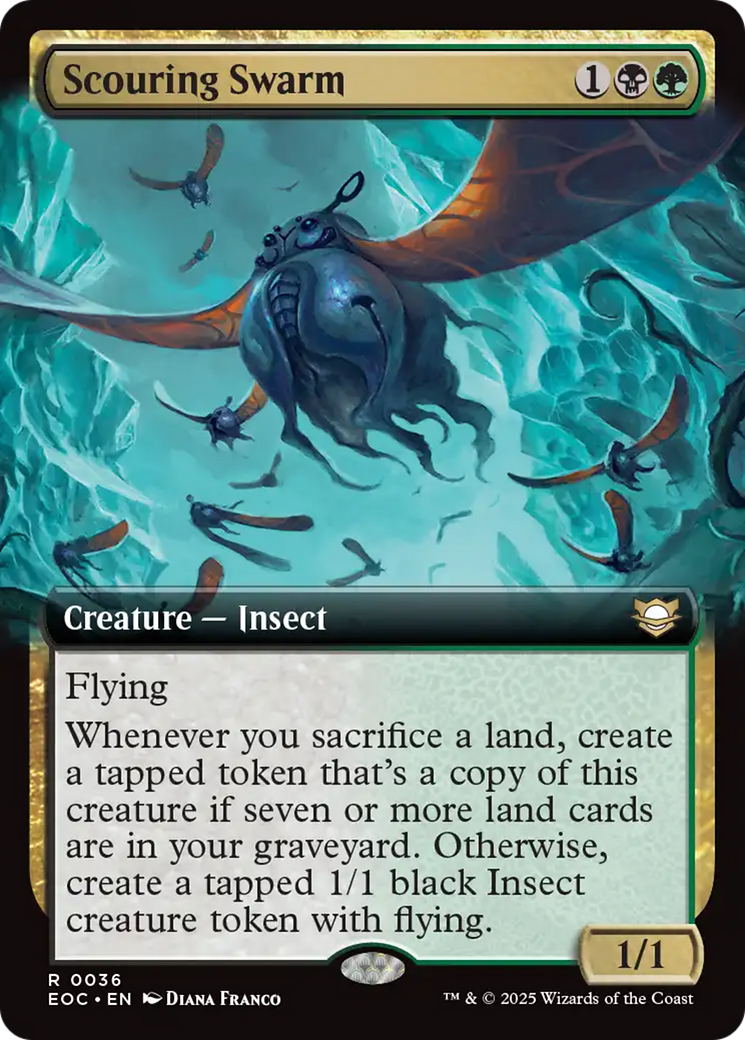 Scouring Swarm (Extended Art) [Edge of Eternities Commander] | Tabernacle Games