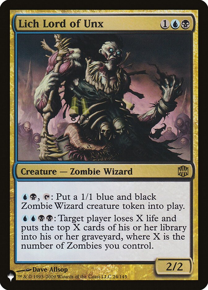 Lich Lord of Unx [The List] | Tabernacle Games