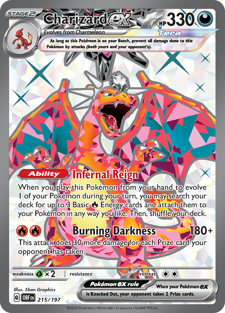 Charizard ex (215/197) [Scarlet & Violet: Obsidian Flames] | Tabernacle Games