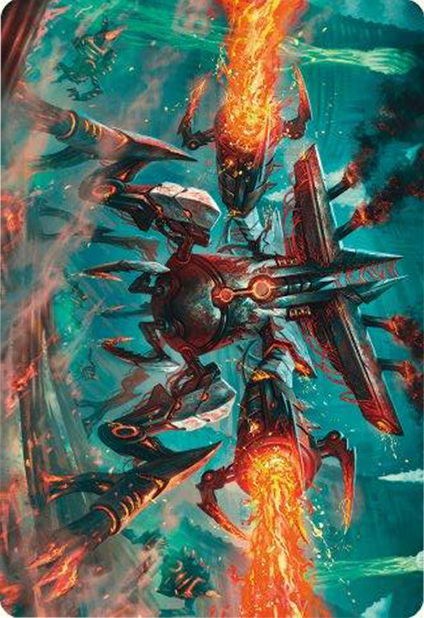 Exterminator Magmarch Art Card [Modern Horizons 3 Art Series] | Tabernacle Games