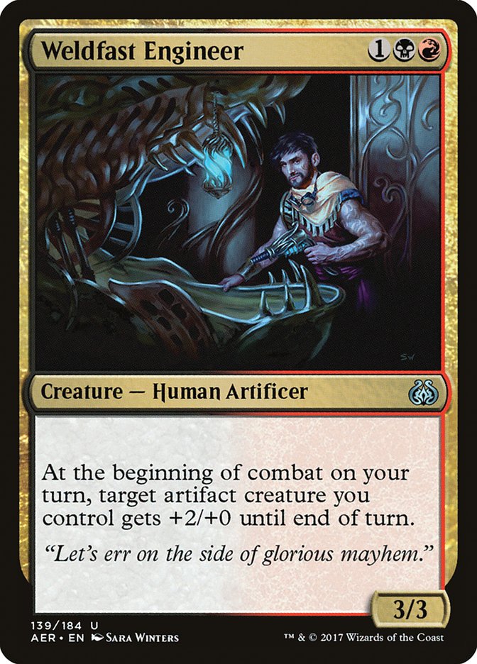 Weldfast Engineer [Aether Revolt] | Tabernacle Games