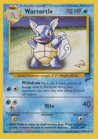 Wartortle (63/130) (W Stamped Promo) [Base Set 2] | Tabernacle Games