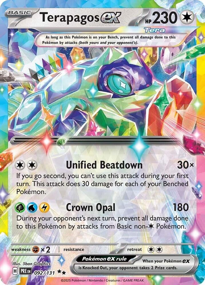 Terapagos ex (092/131) [Scarlet & Violet: Prismatic Evolutions] | Tabernacle Games