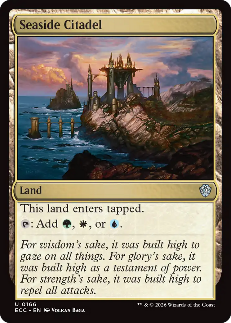 Seaside Citadel [Lorwyn Eclipsed Commander] | Tabernacle Games
