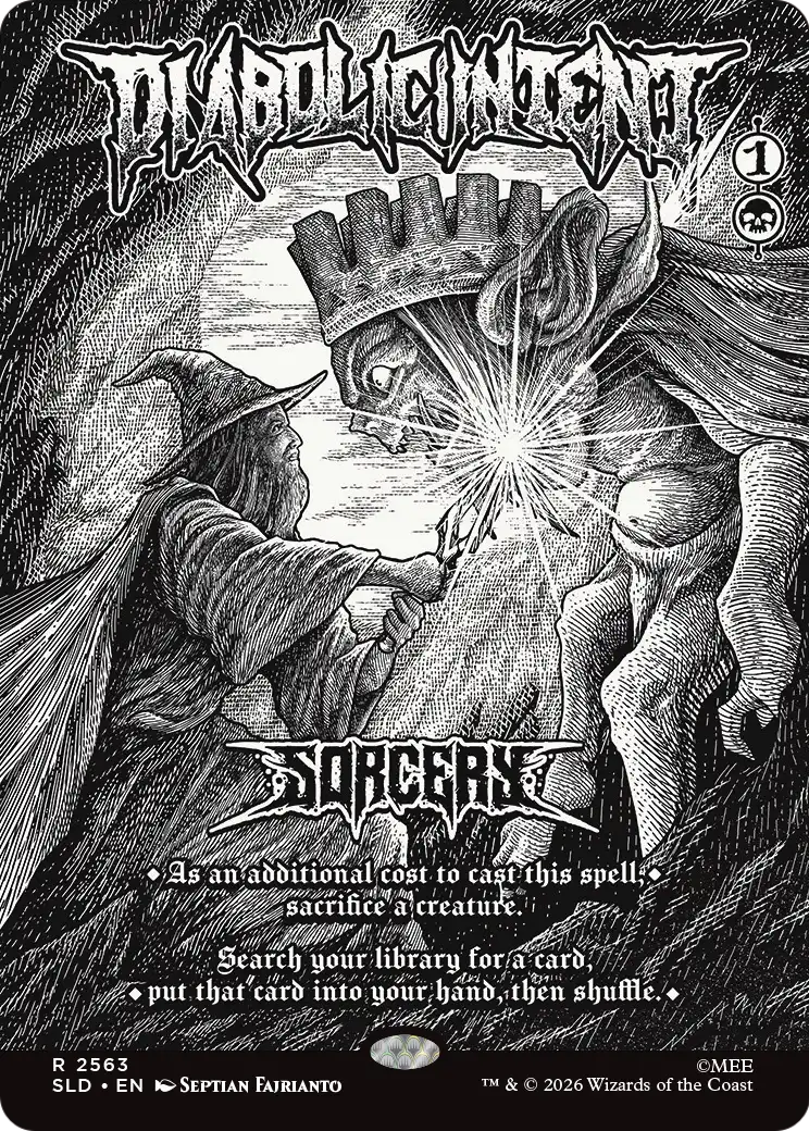 Diabolic Intent [Secret Lair Drop Series] | Tabernacle Games