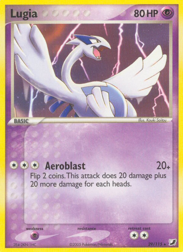 Lugia (29/115) [EX: Unseen Forces] | Tabernacle Games