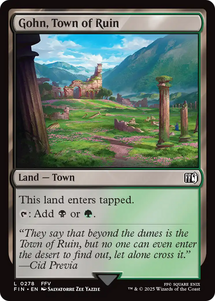 Gohn, Town of Ruin [FINAL FANTASY] | Tabernacle Games