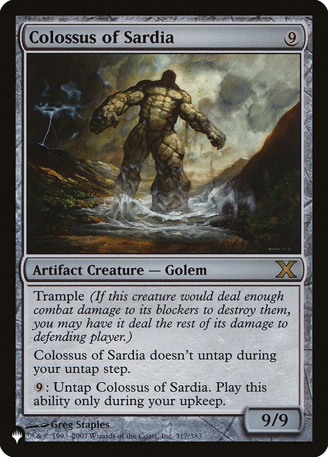 Colossus of Sardia [The List] | Tabernacle Games