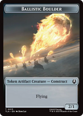 Ballistic Boulder // Food (0019) Double-Sided Token [Avatar: The Last Airbender Tokens] | Tabernacle Games