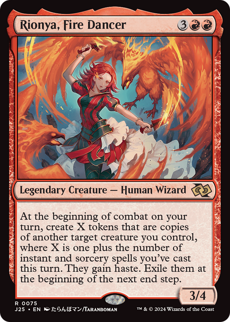 Rionya, Fire Dancer (Anime) [Foundations Jumpstart] | Tabernacle Games