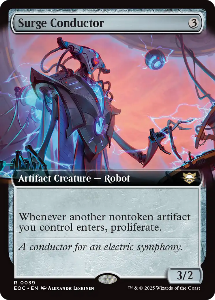 Surge Conductor (Extended Art) [Edge of Eternities Commander] | Tabernacle Games