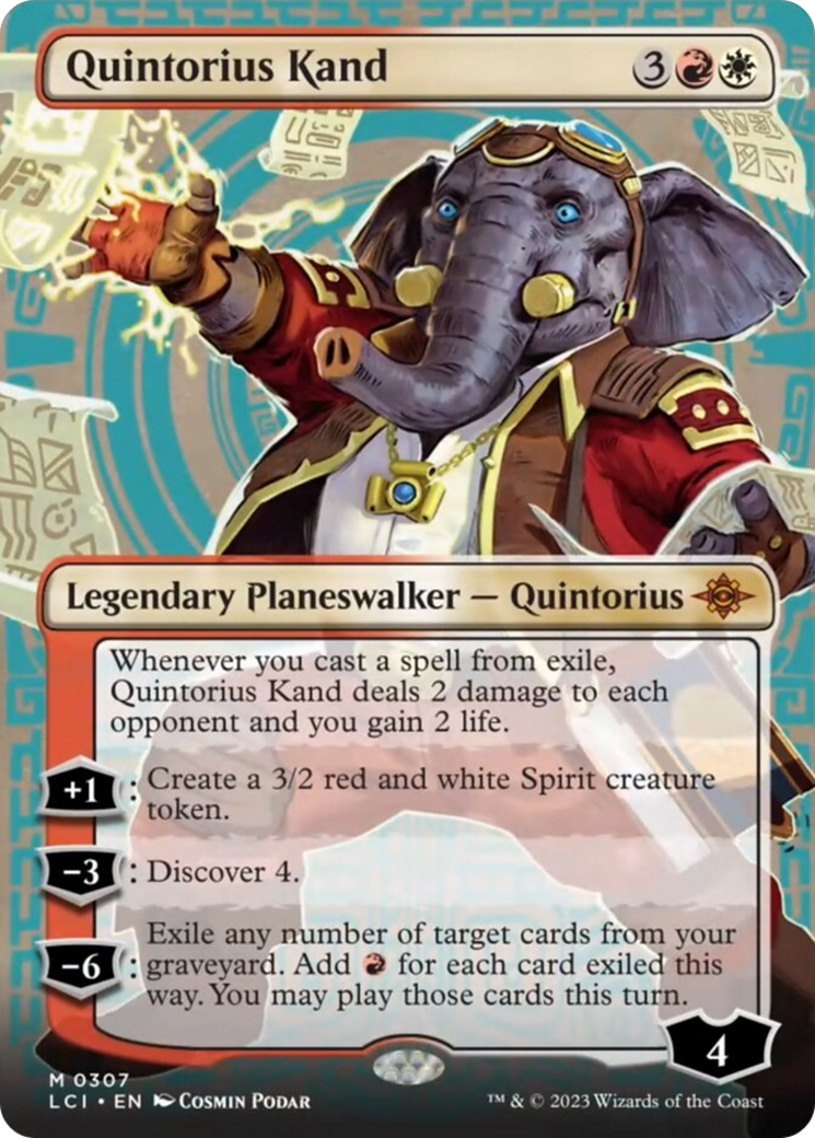 Quintorius Kand (0307) (Borderless) [The Lost Caverns of Ixalan] | Tabernacle Games