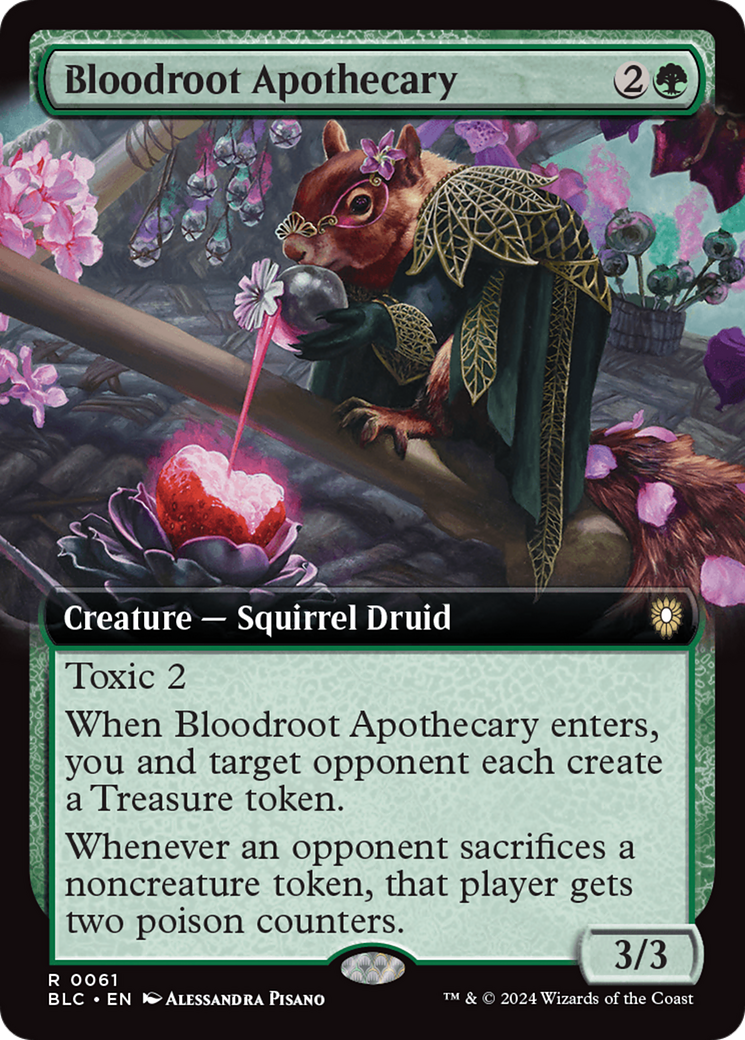 Bloodroot Apothecary (Extended Art) [Bloomburrow Commander] | Tabernacle Games