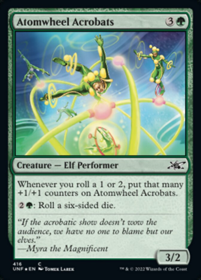 Atomwheel Acrobats (Galaxy Foil) [Unfinity] | Tabernacle Games