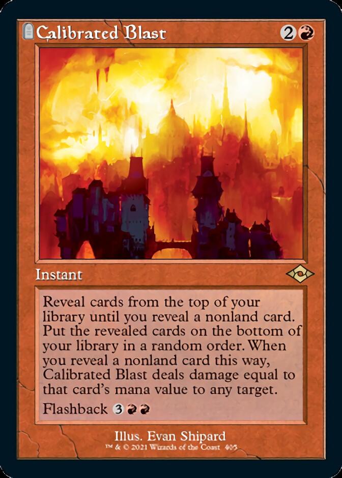 Calibrated Blast (Retro) [Modern Horizons 2] | Tabernacle Games