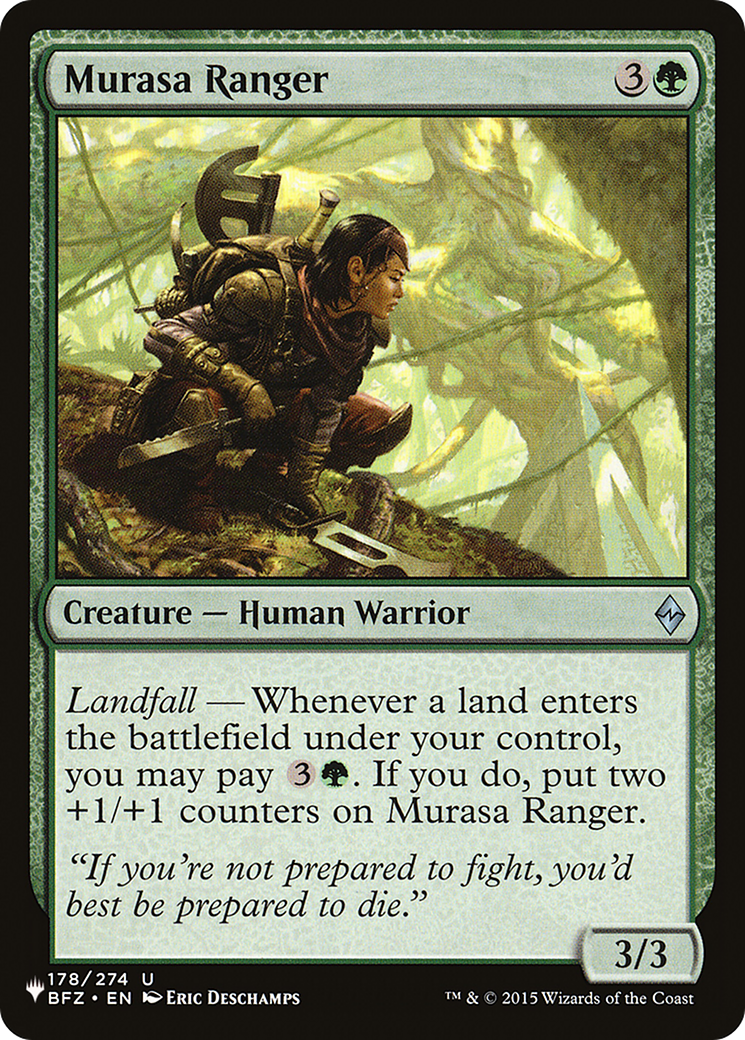 Murasa Ranger [The List] | Tabernacle Games