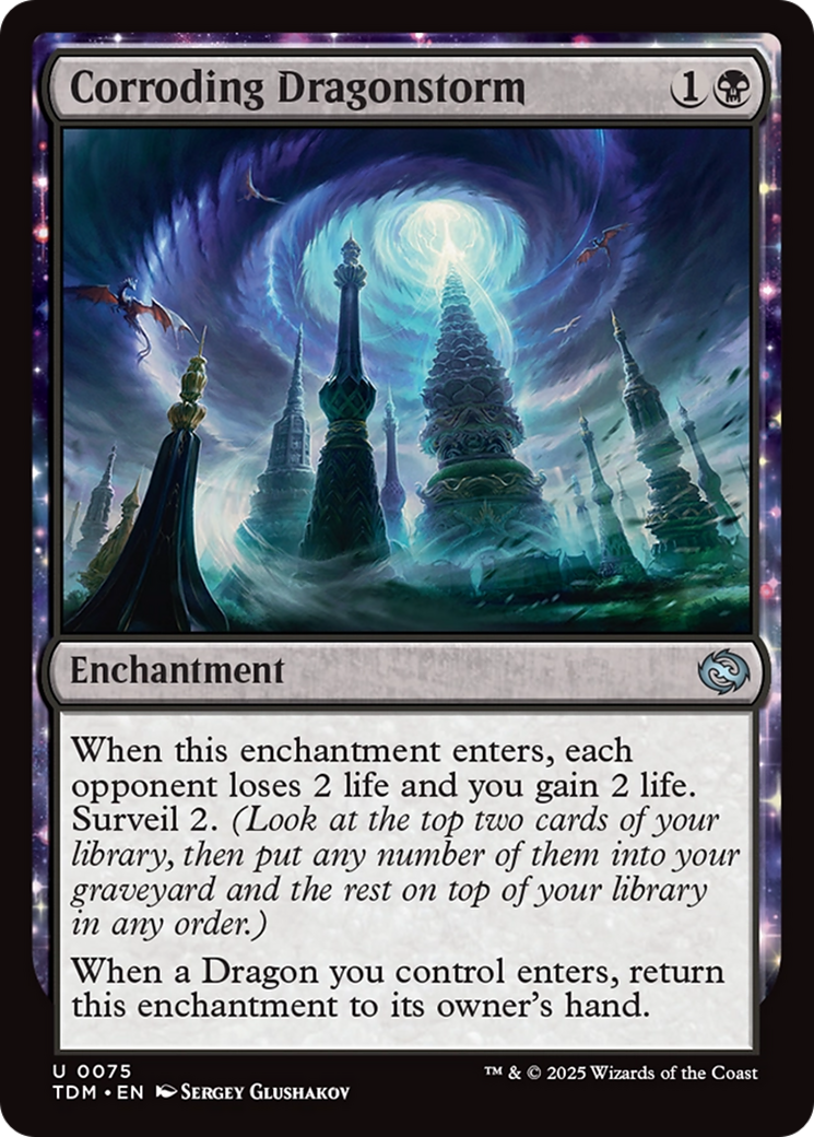Corroding Dragonstorm [Tarkir: Dragonstorm] | Tabernacle Games